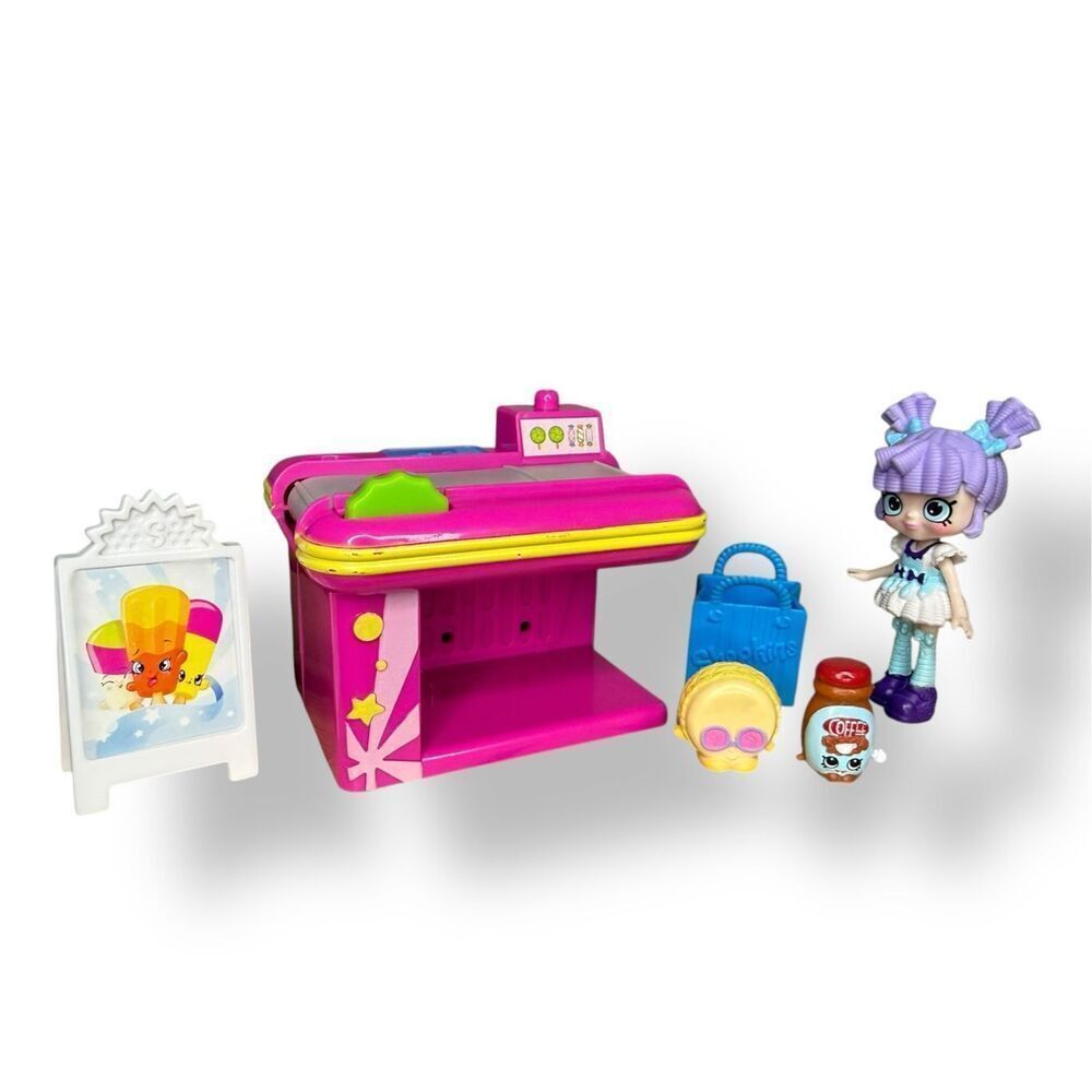 Shopkins Lot of 6 Random Toy Playset Pieces